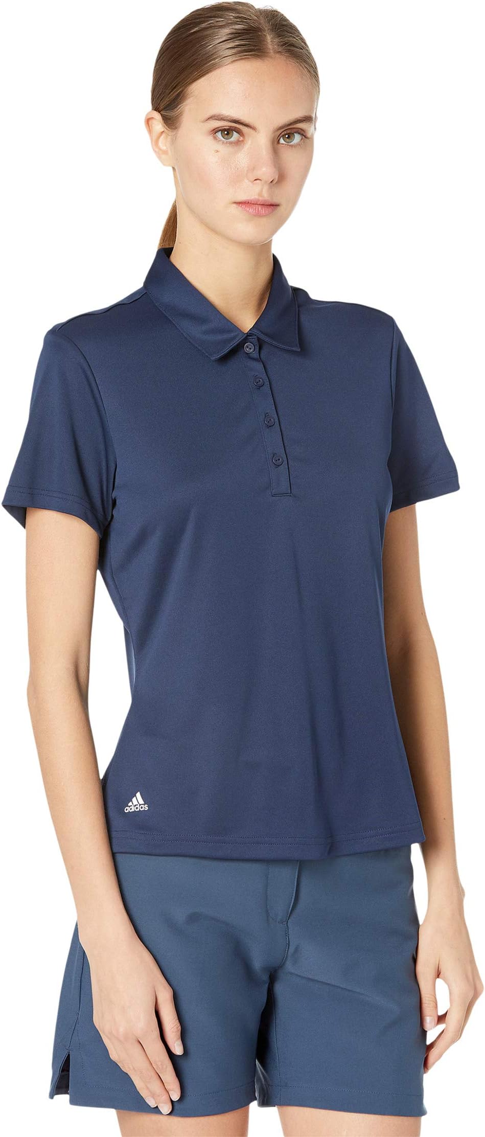 Рубашка поло Tournament Primegreen adidas, темно-синий