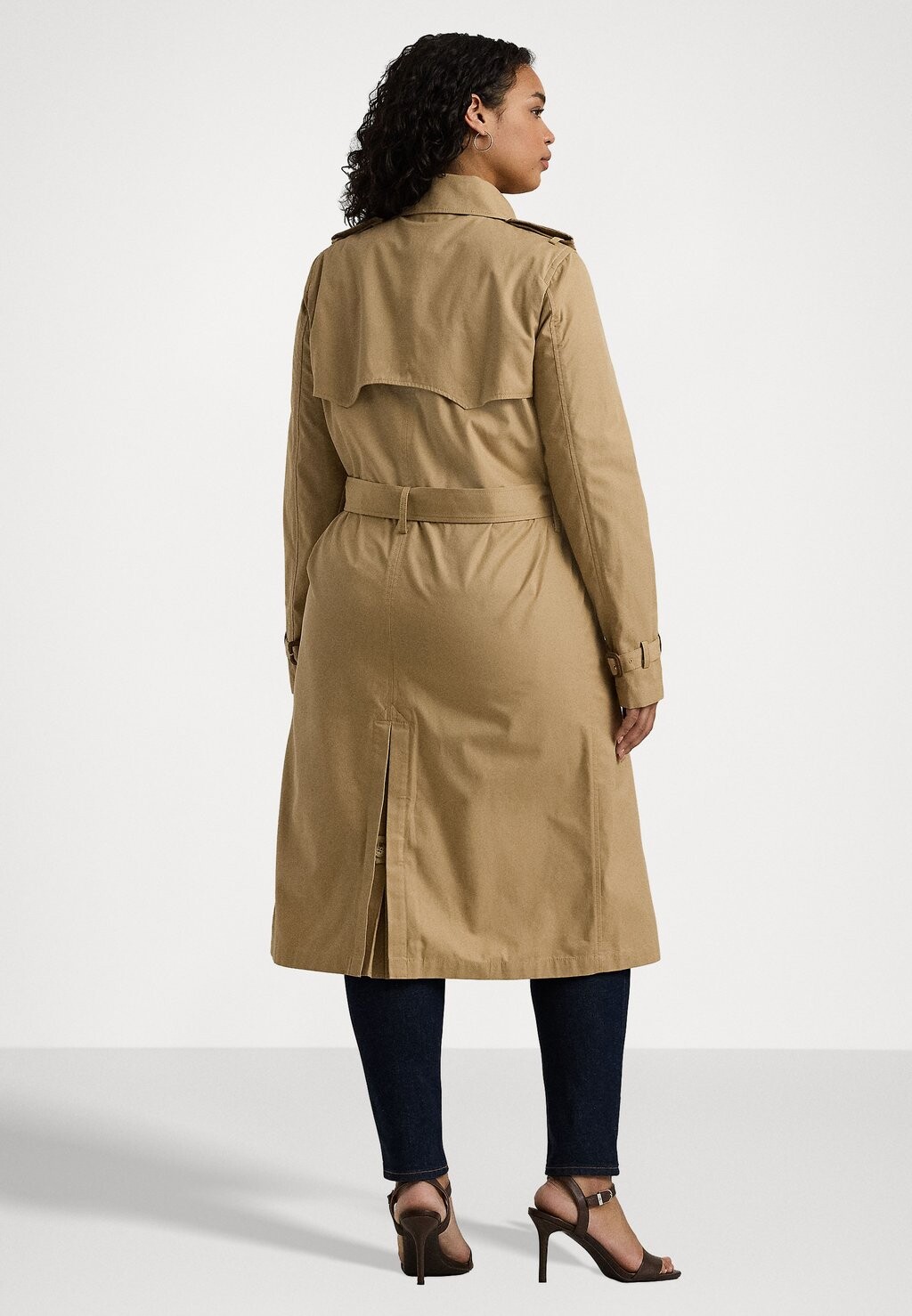 

Плащ WATER REPELLENT BELTED TWILL TRENCH COAT Ralph Lauren, желтовато-коричневый