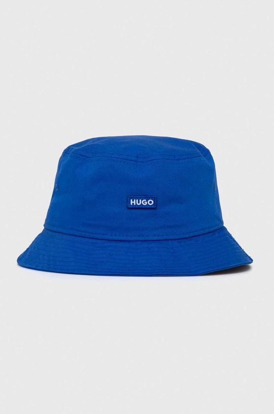 Хлопковая шапка Hugo, синий