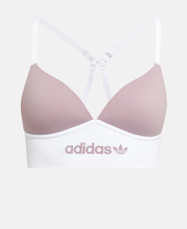 

Треугольный бюстгальтер adidas, лиловый