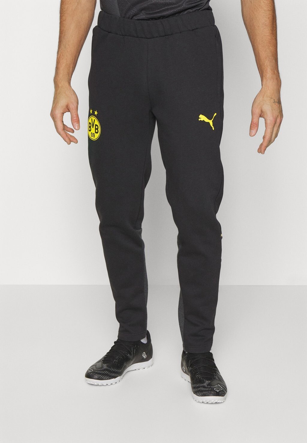 

Team БРЮКИ BVB BORUSSIA DORTMUND CASUALS Puma, черный/кибер-желтый