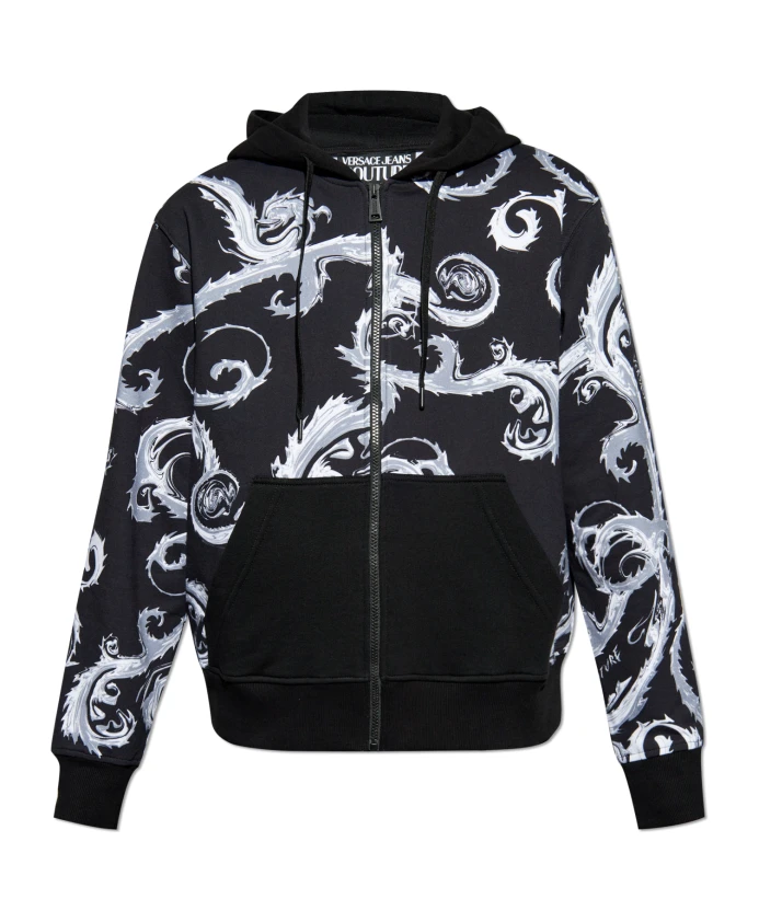 

Толстовка с узором Versace Jeans Couture, черный