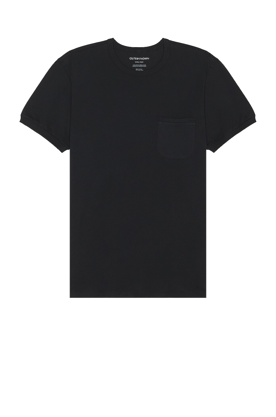 

Футболка OUTERKNOWN Sojourn Pocket, цвет Bright Black