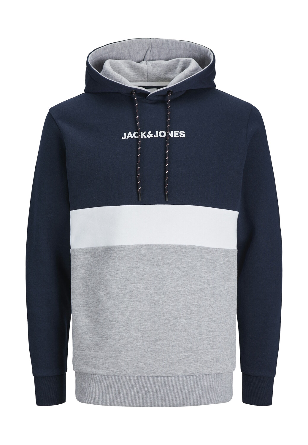 

Толстовка Jack & Jones Hoodie 'Reid Blocking', темно-синий