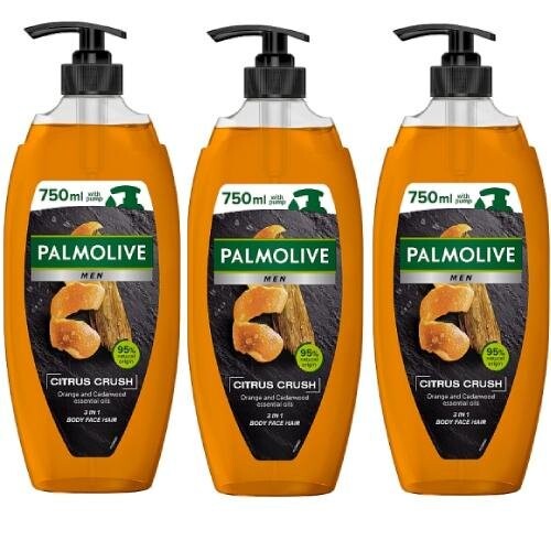 

Набор гелей Citrus Crush 3 в 1, 3x750 мл Palmolive Men