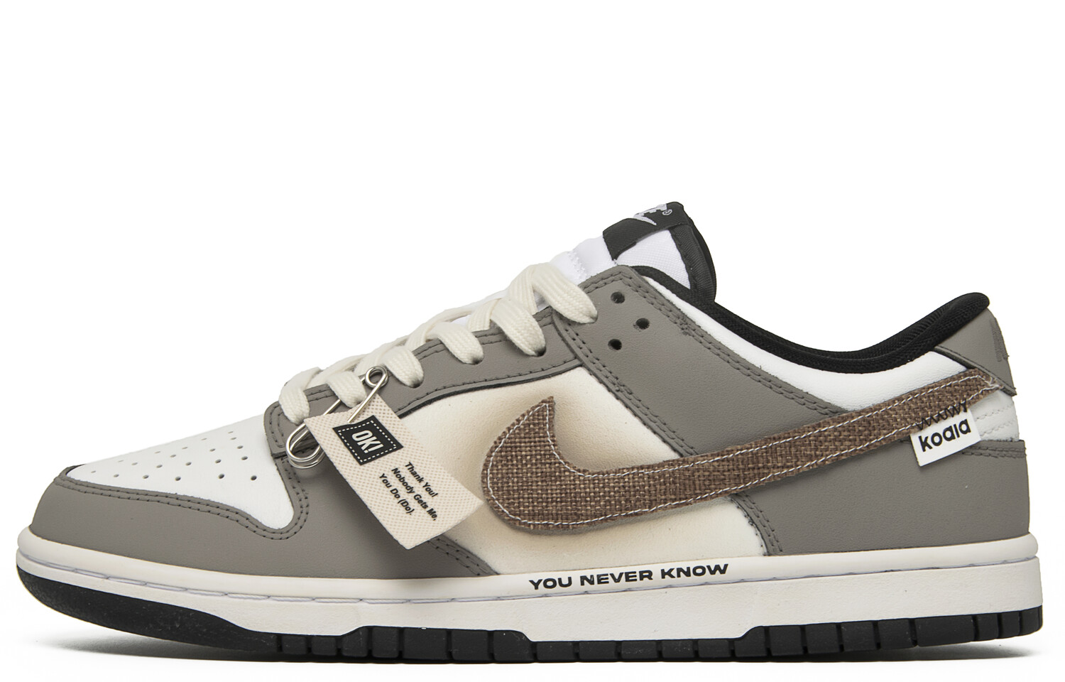 

Кроссовки Nike Dunk Skateboarding Shoes Unisex Low-top Brown, цвет Chestnut