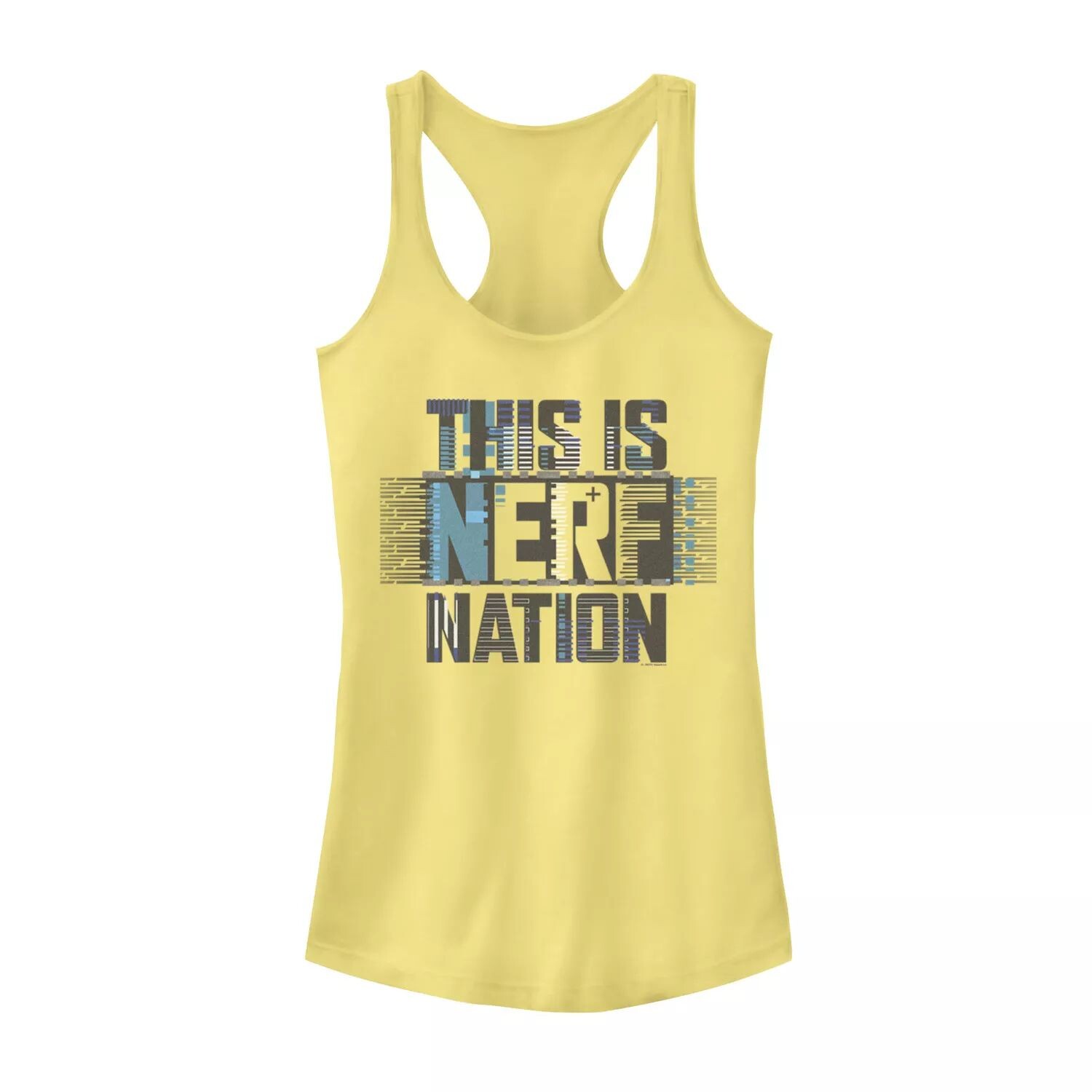 

Синяя майка с глитчем для юниоров "This Is Nerf Nation" Licensed Character