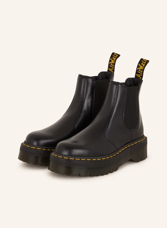 Ботинки челси 2976 quad Dr. Martens, черный ботинки dr martens 2976 quad smooth черный