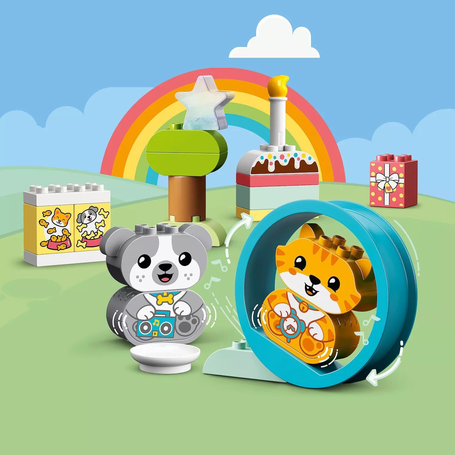 

Конструктор LEGO DUPLO «Мой первый щенок и котенок со звуками» (10977) LEGO