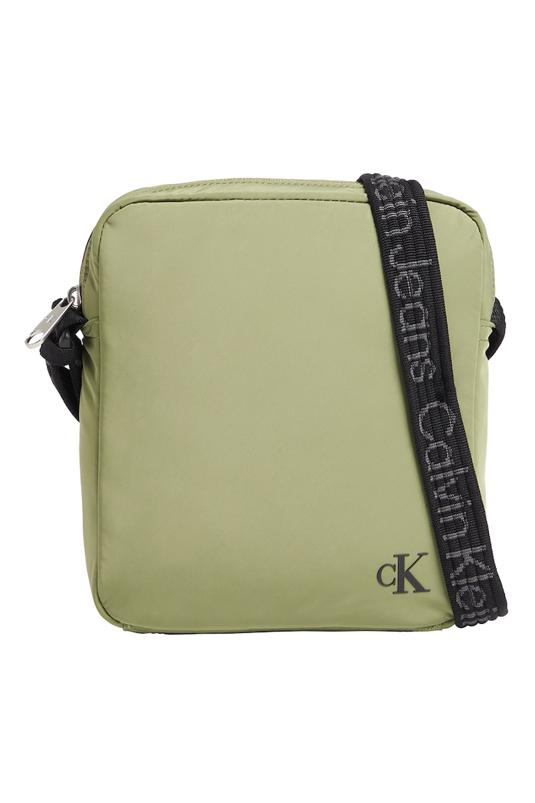 Сумка с регулируемым ремнем Calvin Klein Jeans, зеленый рюкзак tech camera с регулируемым плечевым ремнем calvin klein черный