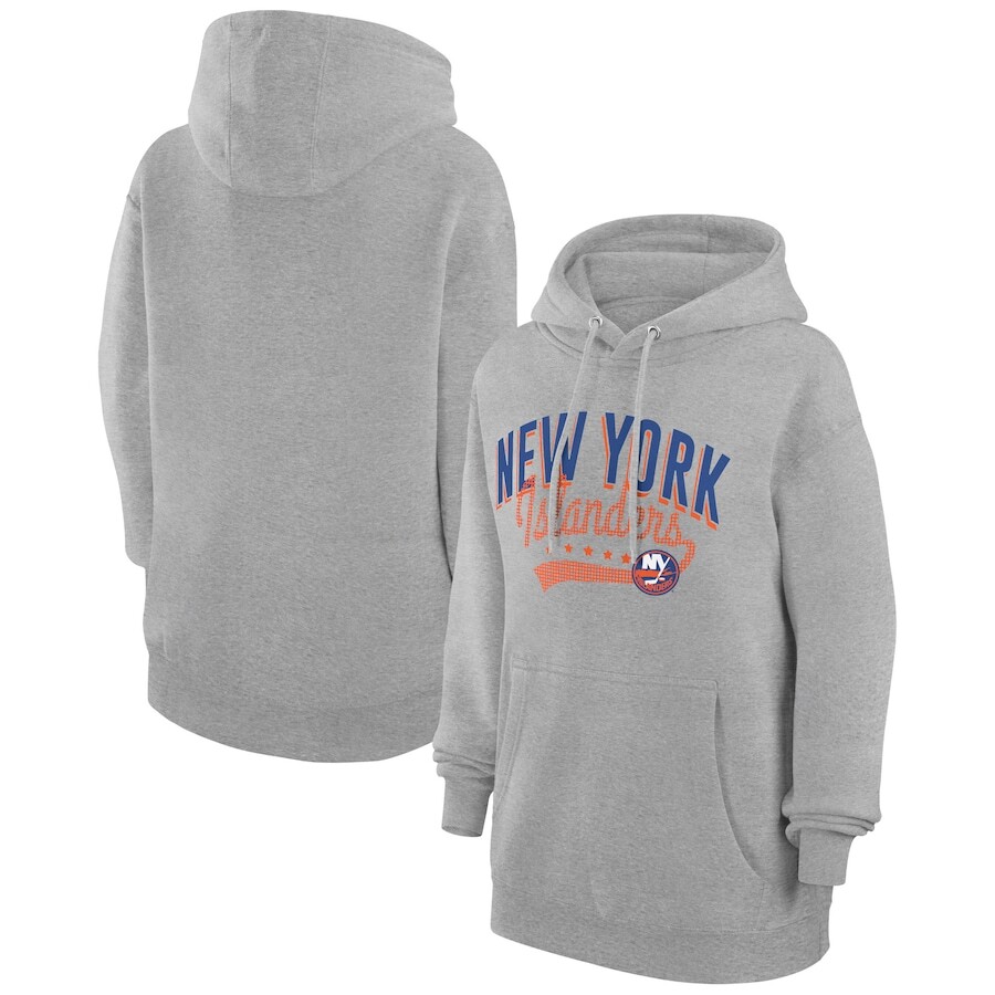 

Пуловер с капюшоном G-III 4Her by Carl Banks New York Islanders, серый