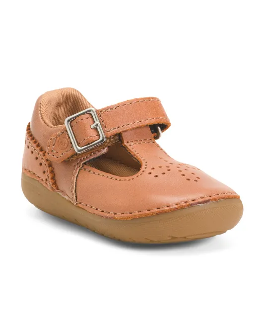 

Leather Soft Motion Lucianne Mary Janes (младенец, малыш) Stride Rite, цвет Sierra