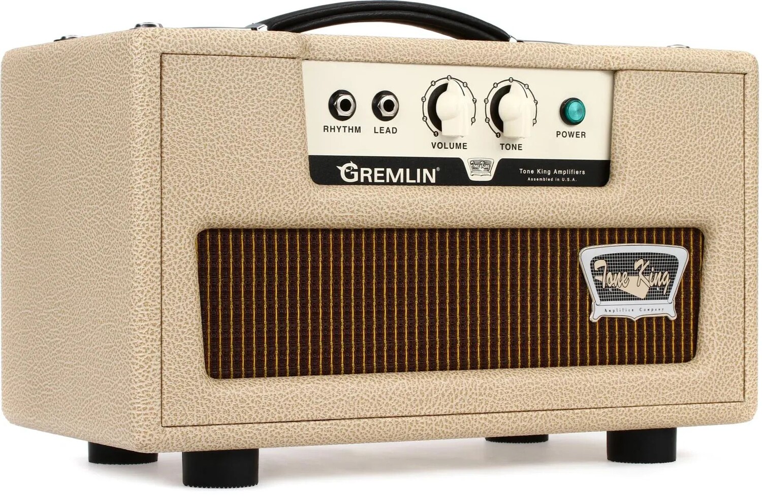 

Tone King Gremlin 5-ваттная ламповая головка с аттенюатором - кремовая