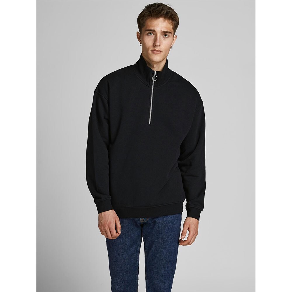 

Толстовка Jack & Jones Brink Half Zip, черный