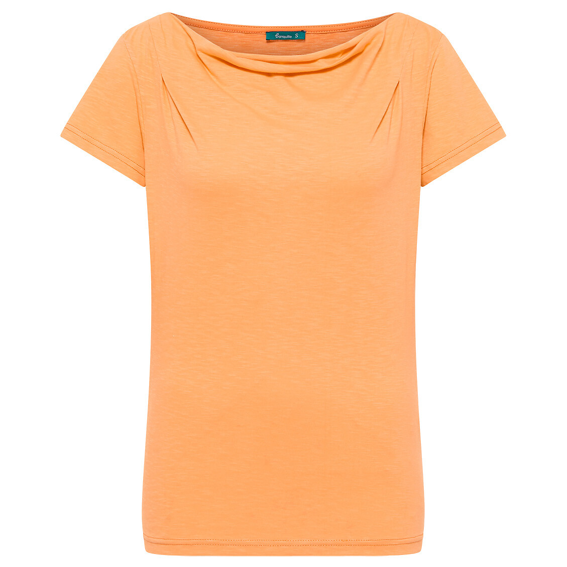 

Футболка Tranquillo Women's Jersey Shirt mit Wasserfallausschnitt, цвет Melon