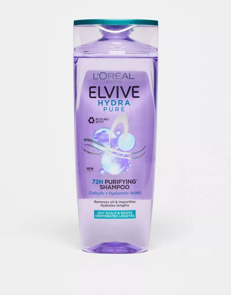 

L'Oréal Paris – Elvive Hydra Pure 72h Purifying Shampoo – Очищающий шампунь, 500 мл L'Oreal