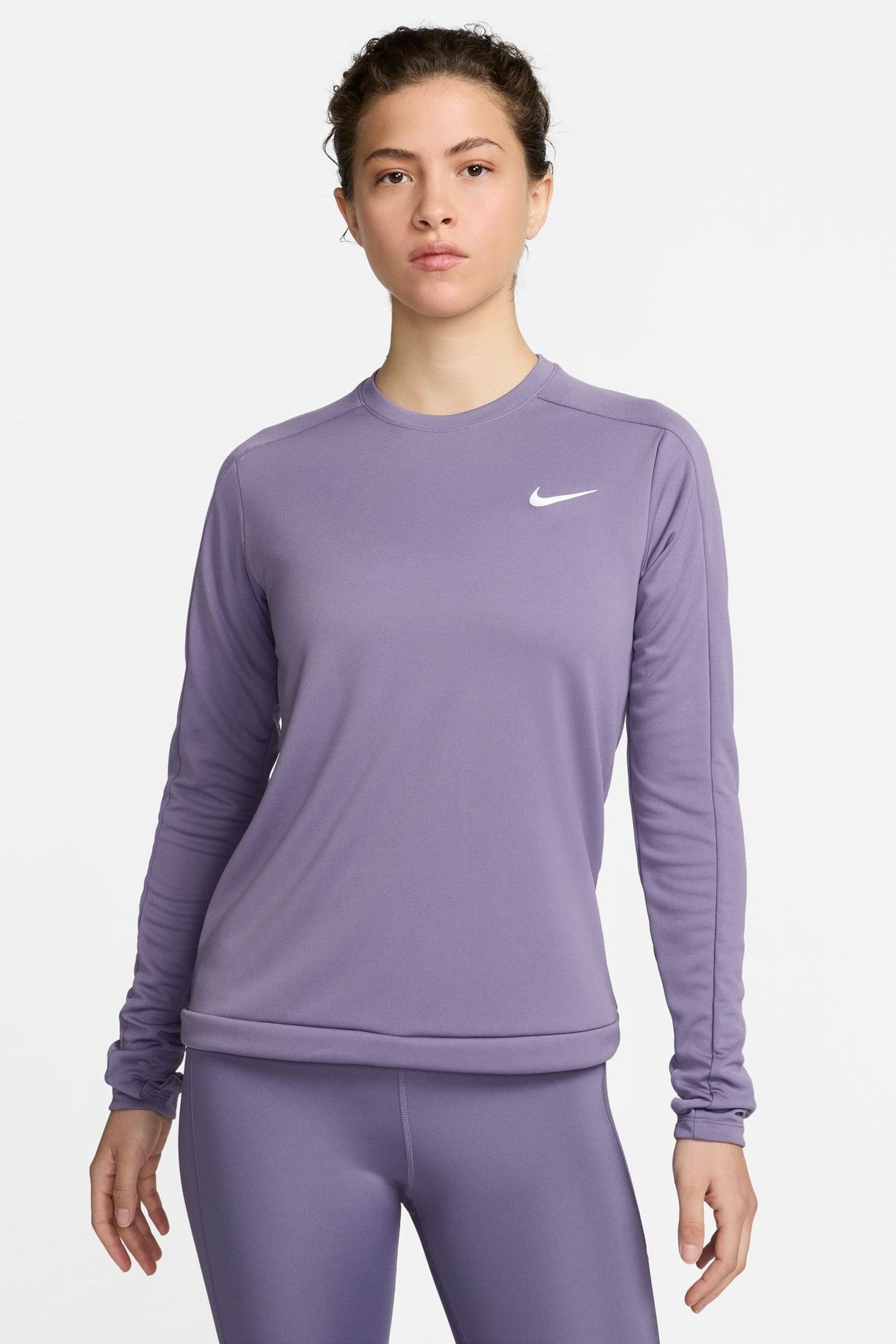 

Беговая футболка Dri-Fit с круглым вырезом Nike, фиолетовый