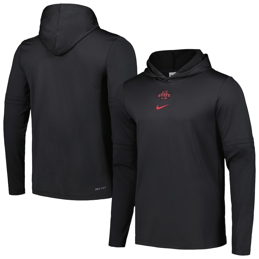 

Футболка с длинным рукавом Nike Iowa State Cyclones, черный