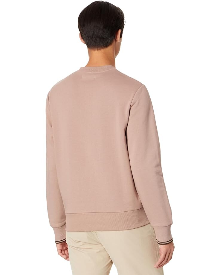 

Толстовка Fred Perry Crew Neck Sweatshirt, темно-розовый