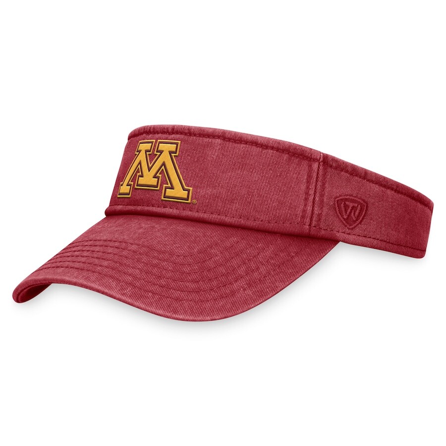 

Козырек Top of the World Minnesota Golden Gophers, бордовый