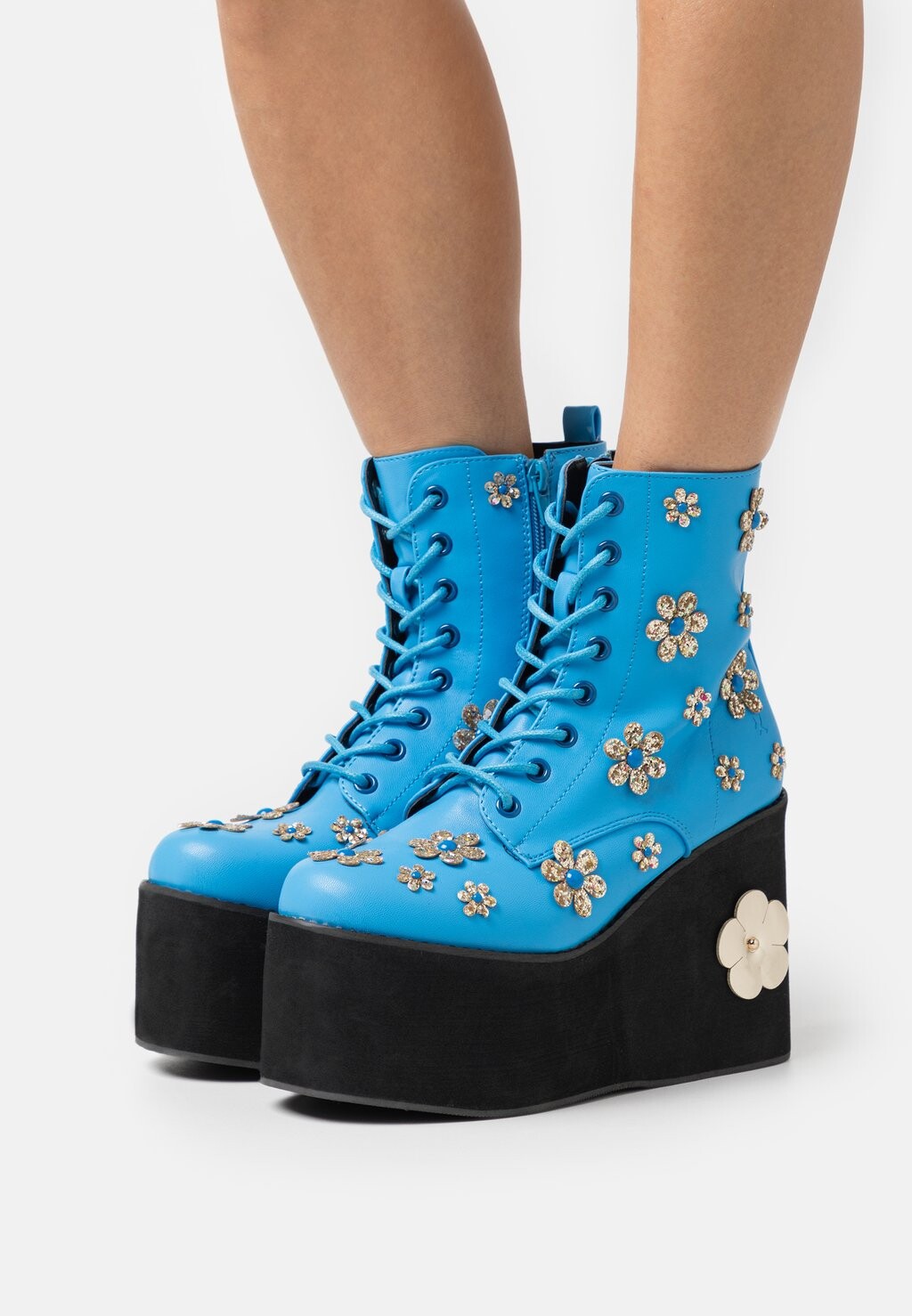 

Ботильоны на шнуровке Koi Footwear, синий