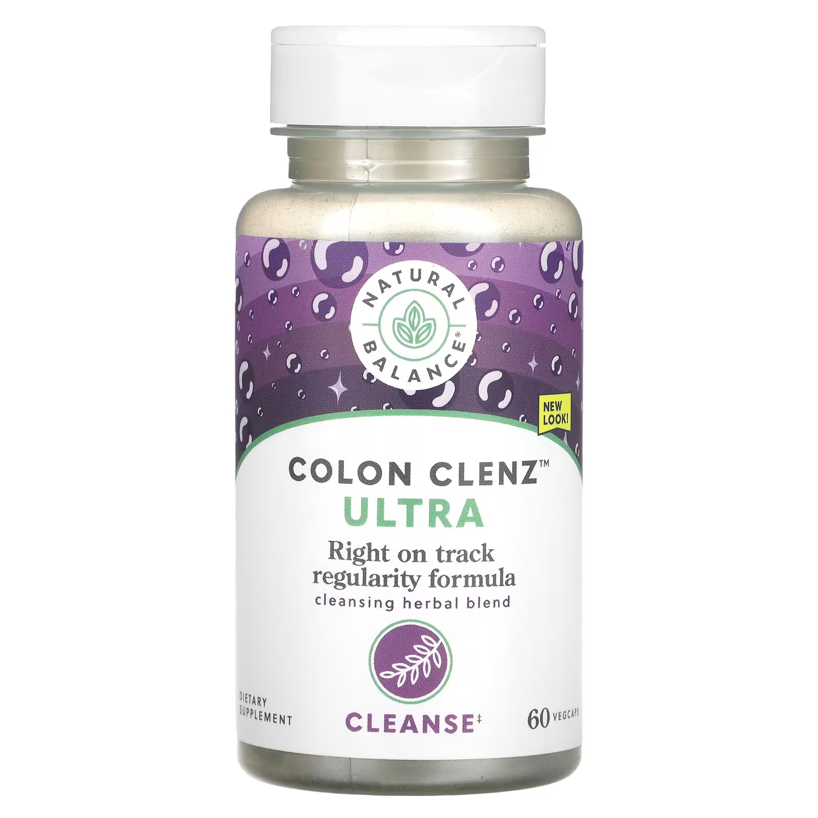 Пищевая добавка Natural Balance Ultra Colon Clenz, 60 растительных капсул natural balance happy sleeper 8 hr 60 растительных капсул