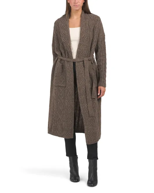 

Кардиган косой вязки Lanai Heartloom, цвет Oat