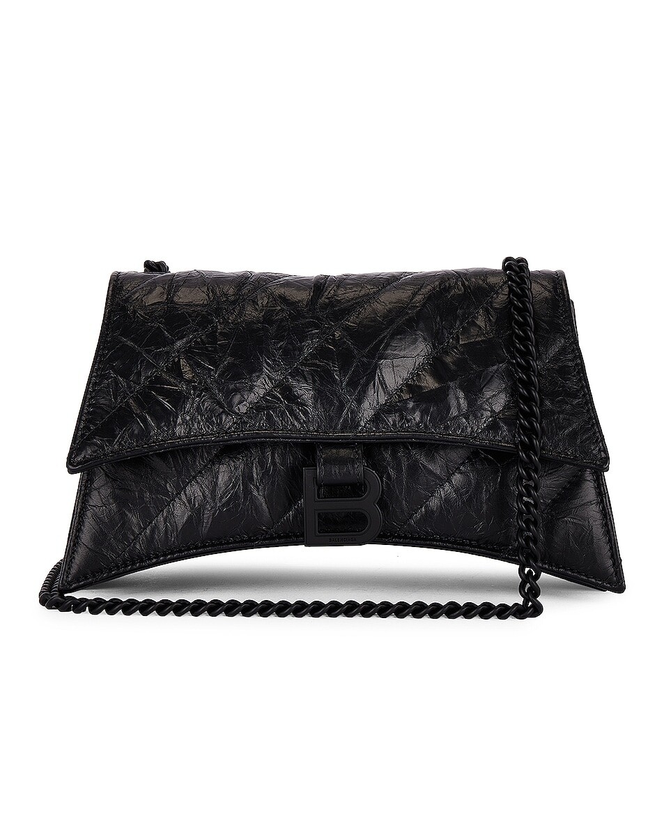 

Сумка Balenciaga Crush Wallet On Chain, черный