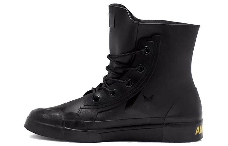

Кожаные парусиновые туфли унисекс Converse Pro, черные