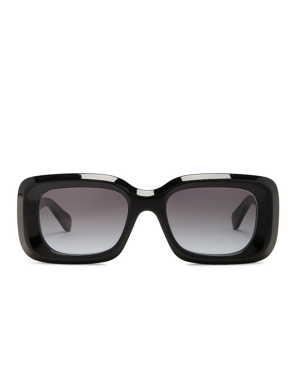 

Солнцезащитные очки Chloe Gayia Rectangular, цвет Black & Grey