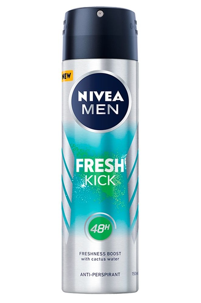 цена Nivea Men Fresh Kick антиперспирант для мужчин, 150 ml