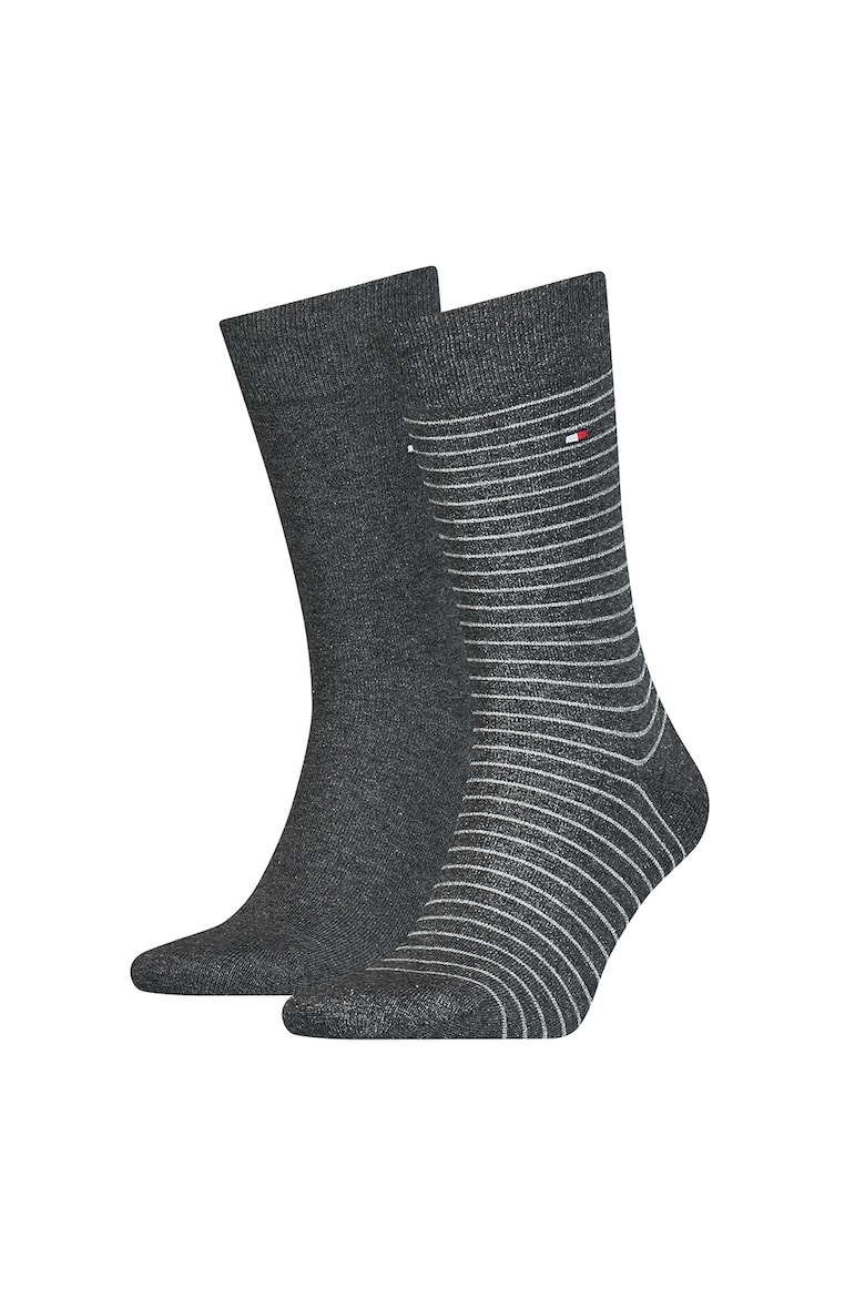 Носки прозрачные и полосатые – 2 пары Tommy Hilfiger, серый носки женские 2 пары полосатые
