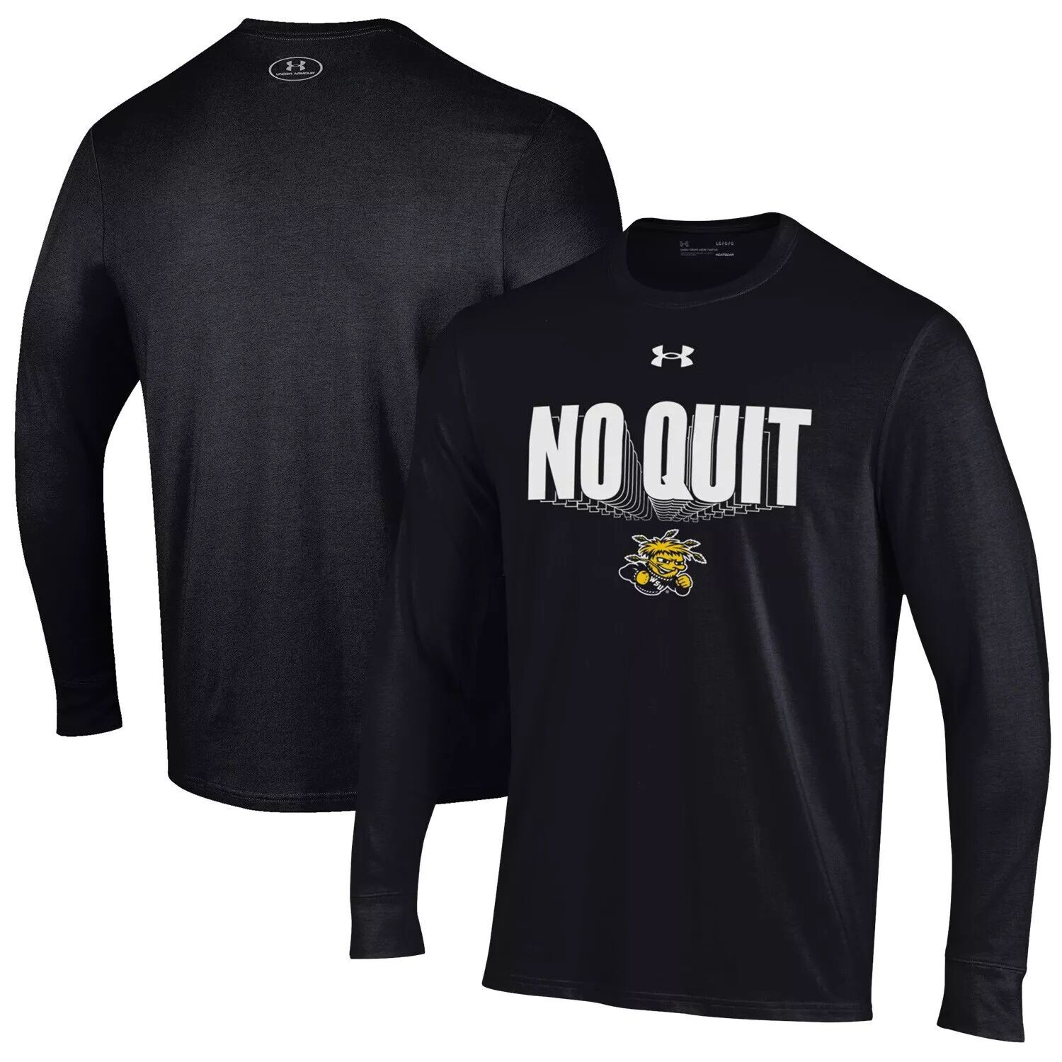 

Мужская черная футболка с длинным рукавом Wichita State Shockers Shooter Performance Under Armour