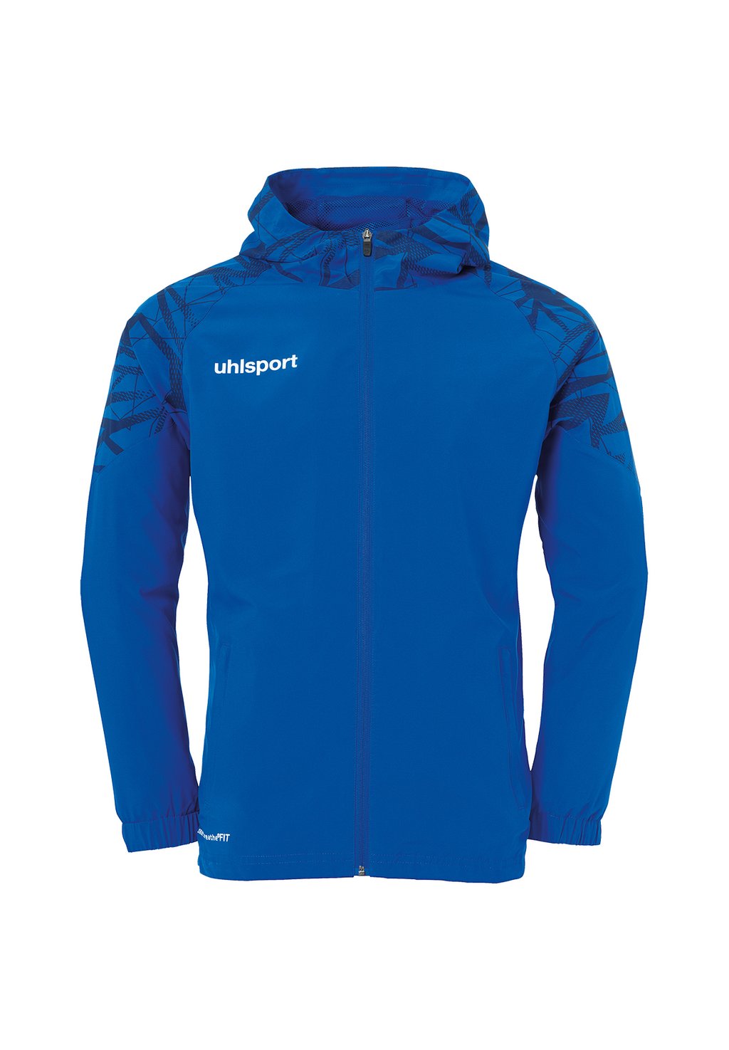 Куртка для тренировок GOAL EVO HOOD uhlsport, цвет azurblau/marine