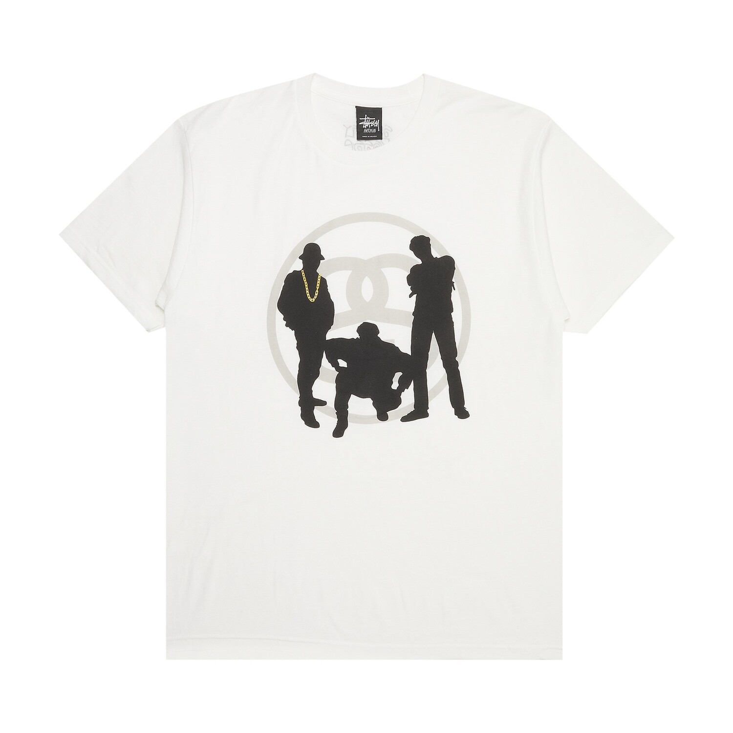 

Футболка Stussy Link Posse, цвет Белый, Белый;серый