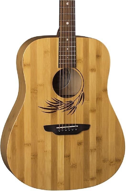 

Акустическая гитара Luna Woodland Bamboo Dreadnought Acoustic Guitar. Satin Natural