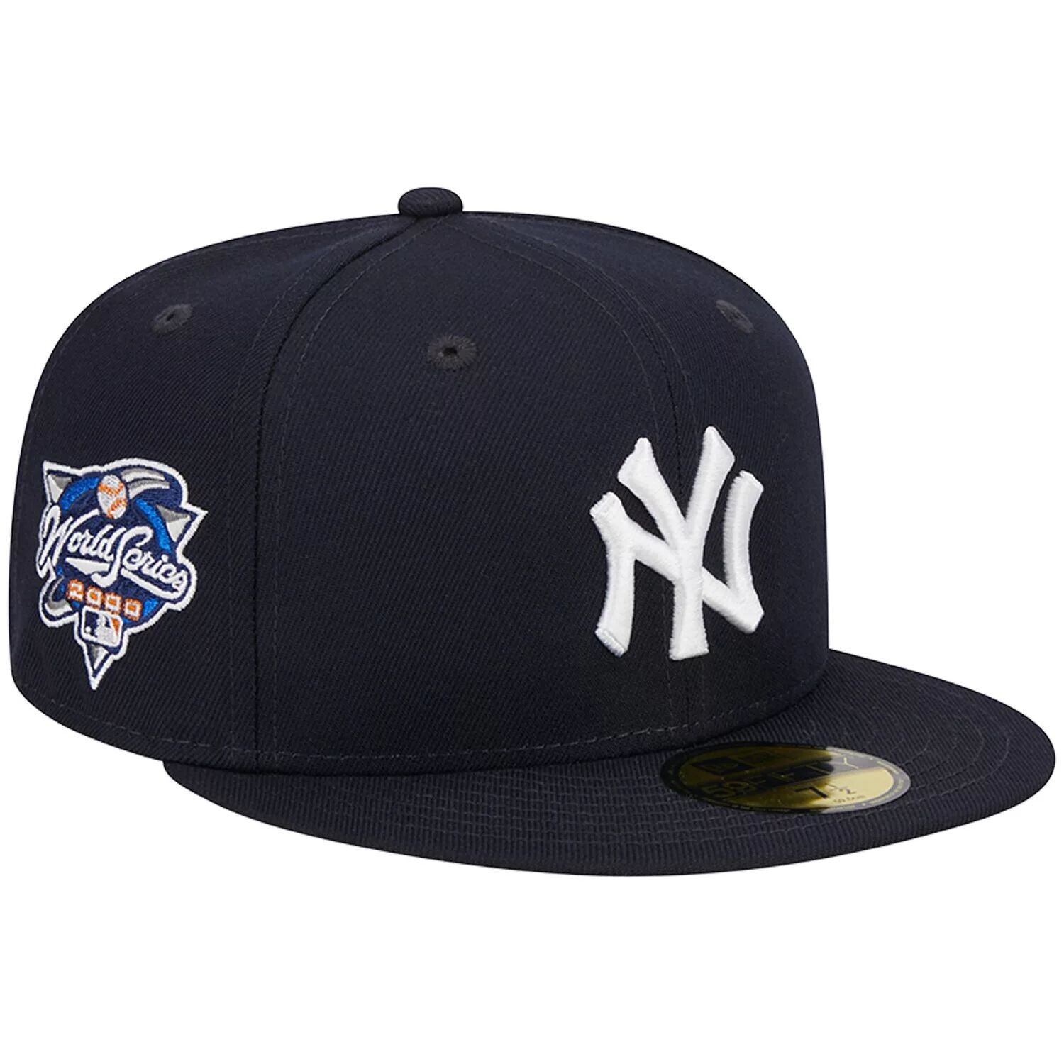 

Мужская облегающая шляпа New Era Navy New York Yankees 2000 World Series Team цвета 59FIFTY