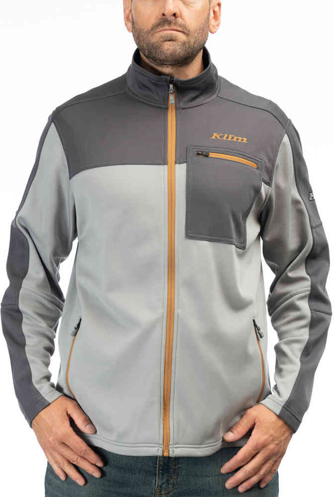 Флисовая куртка Glacier Klim, темно-серый/светло-серый