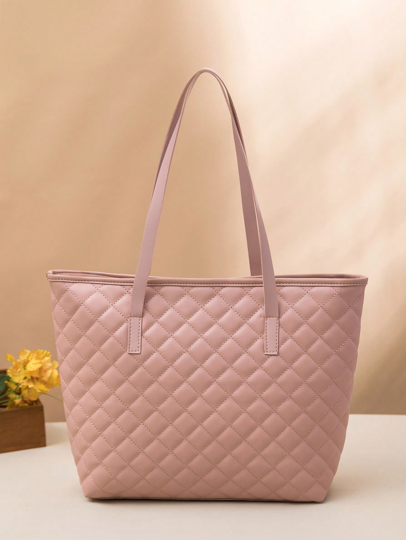 Женская черная большая сумка большой емкости для ежедневного использования мамы, розовый