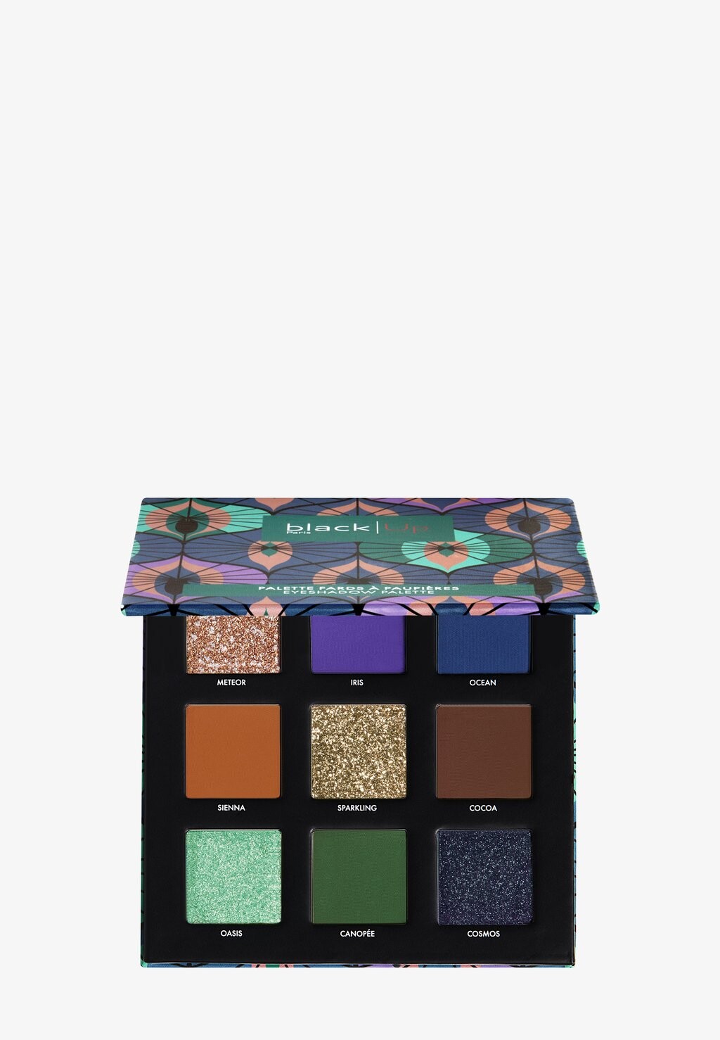 

Палитра теней для век EYESHADOWS PALETTE 9 BLACK UP