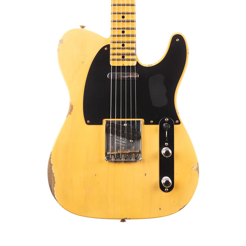 

Электрогитара Fender Custom Shop 1952 Telecaster Relic - Aged Nocaster Blonde