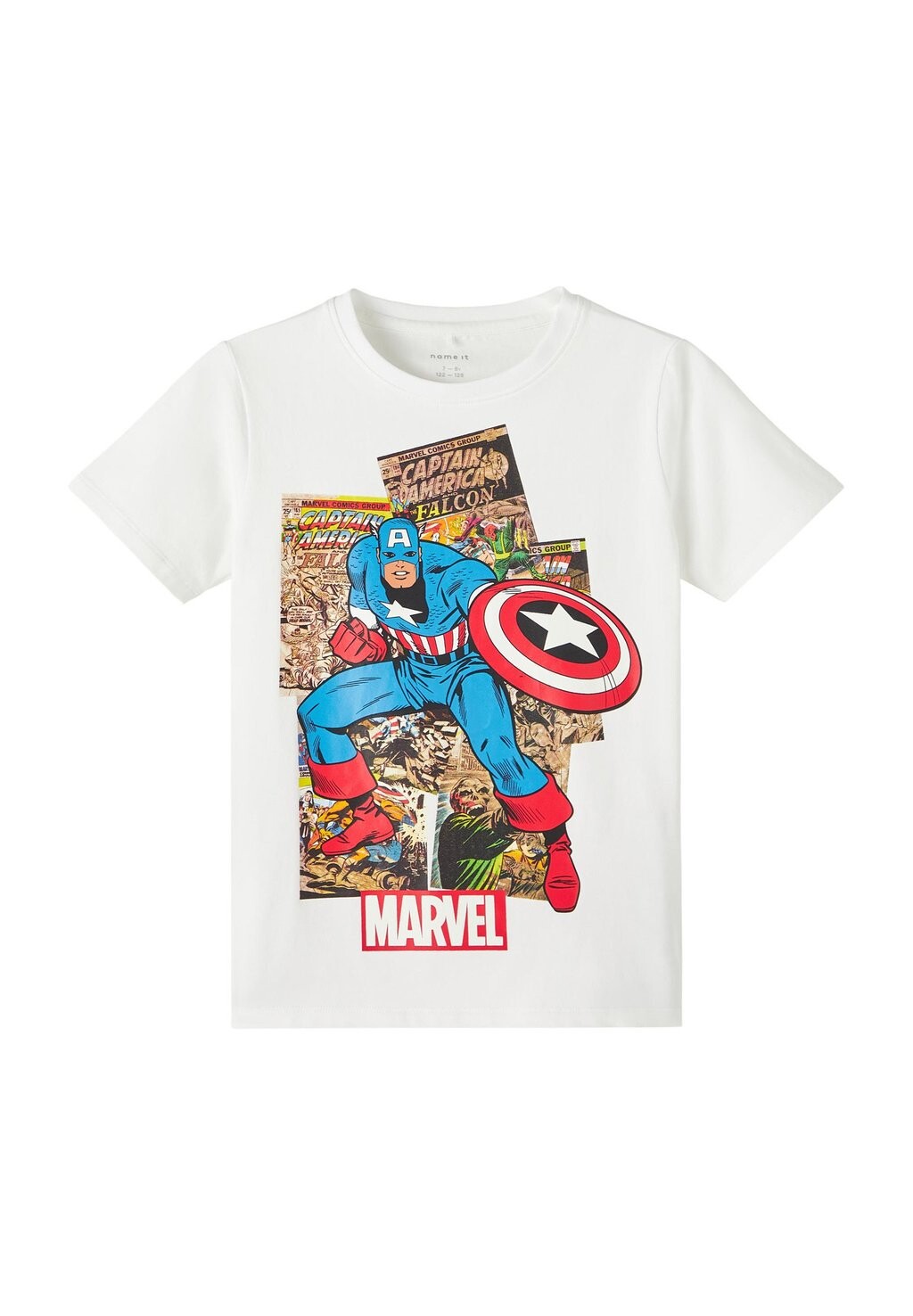 

Футболка с принтом MARVEL NKMASIAN Name it, цвет weiß