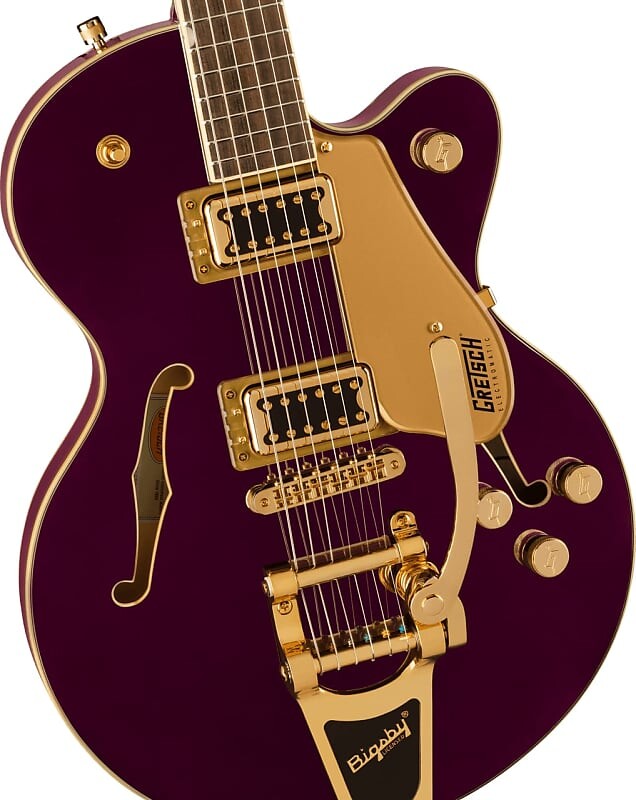 

Электрогитара Gretsch - G5655TG Electromatic - Semi-Hollowbody Electric Guitar w/ Center Block Jr. Single-Cut with Bigsby - Laurel Fingerboard - Amethyst w/ Gold Hardware