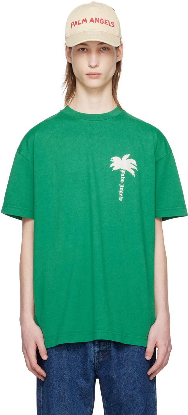 

Зеленая футболка «The Palm» Palm Angels