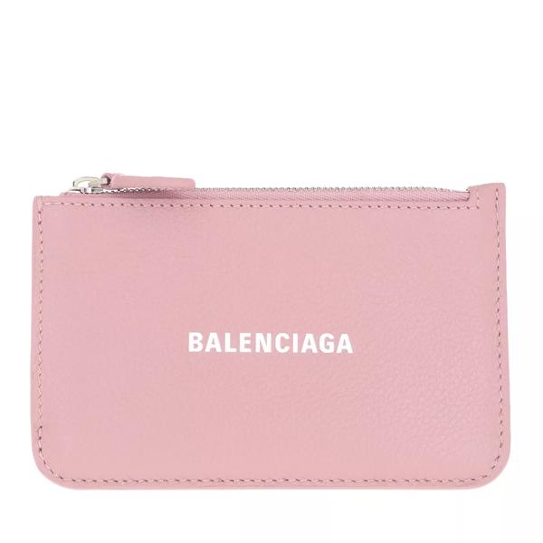 Кошелек neo classic card holder Balenciaga, розовый