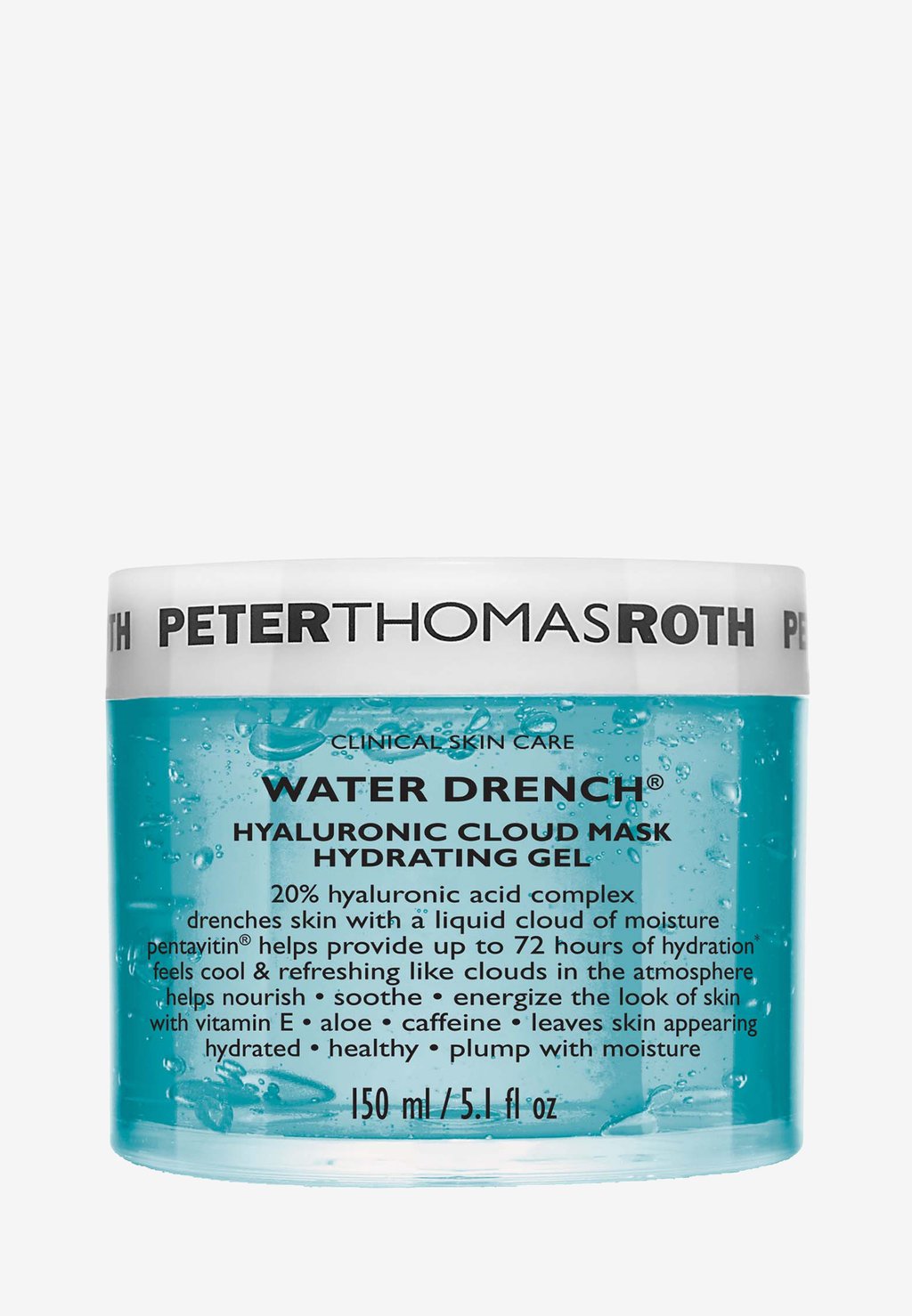 Маска для лица Water Drench Hyaluronic Cloud Mask Увлажняющий Гель Peter Thomas Roth peter thomas roth pampkin enzyme mask