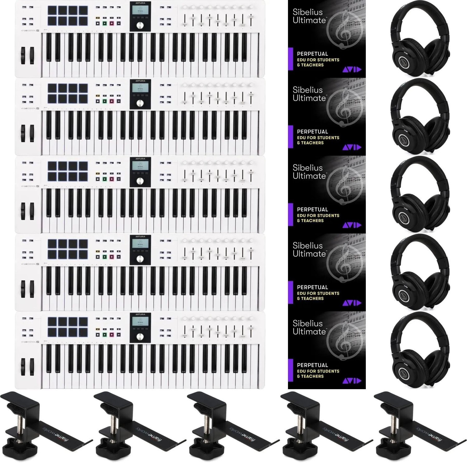 

Контроллер клавиатуры с 49 клавишами Arturia KeyLab Essential mk3 и комплект Avid Sibelius Ultimate Academic Lab Bundle