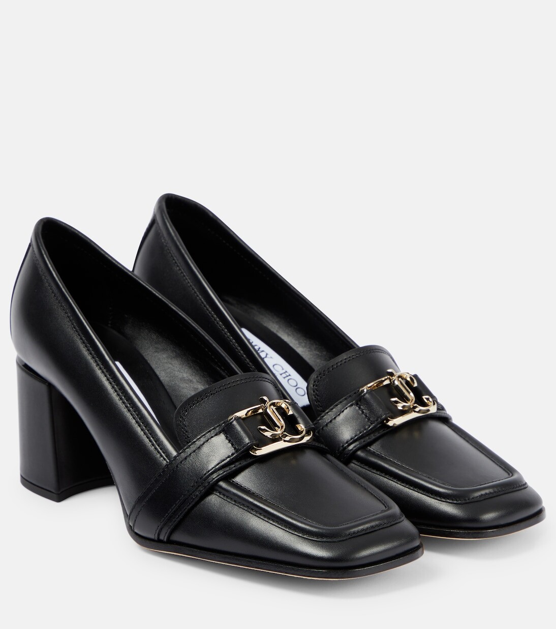 

Кожаные лоферы evin 65 Jimmy Choo, черный