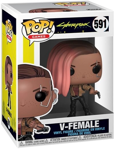 Funko POP! Игры, коллекционная фигурка, Киберпанк, V-Female