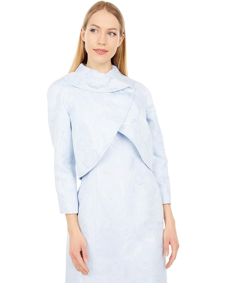 Платье Tahari by ASL Wrap Jacket and Dress Set, цвет Blue Multi Floral юбка tahari by arthur s levine офисная 50 размер